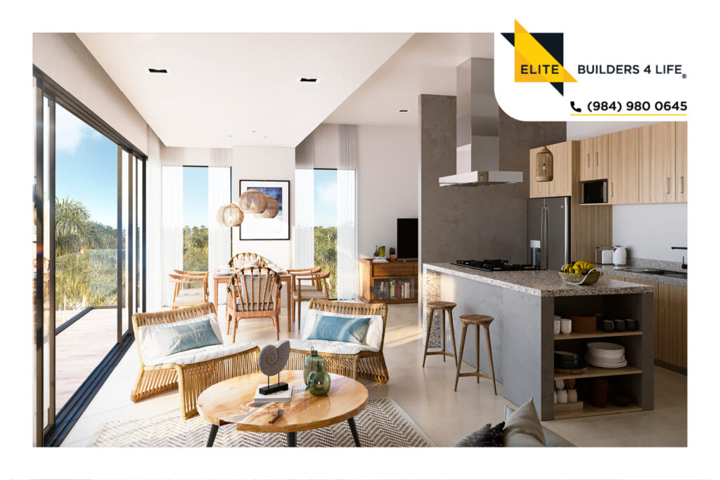 Moderno departamento de una recámara en el centro de Playa del Carmen