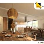 Amplio departamento de 2 habitaciones estilo Maya