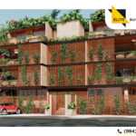 Amplio departamento de 2 habitaciones estilo Maya