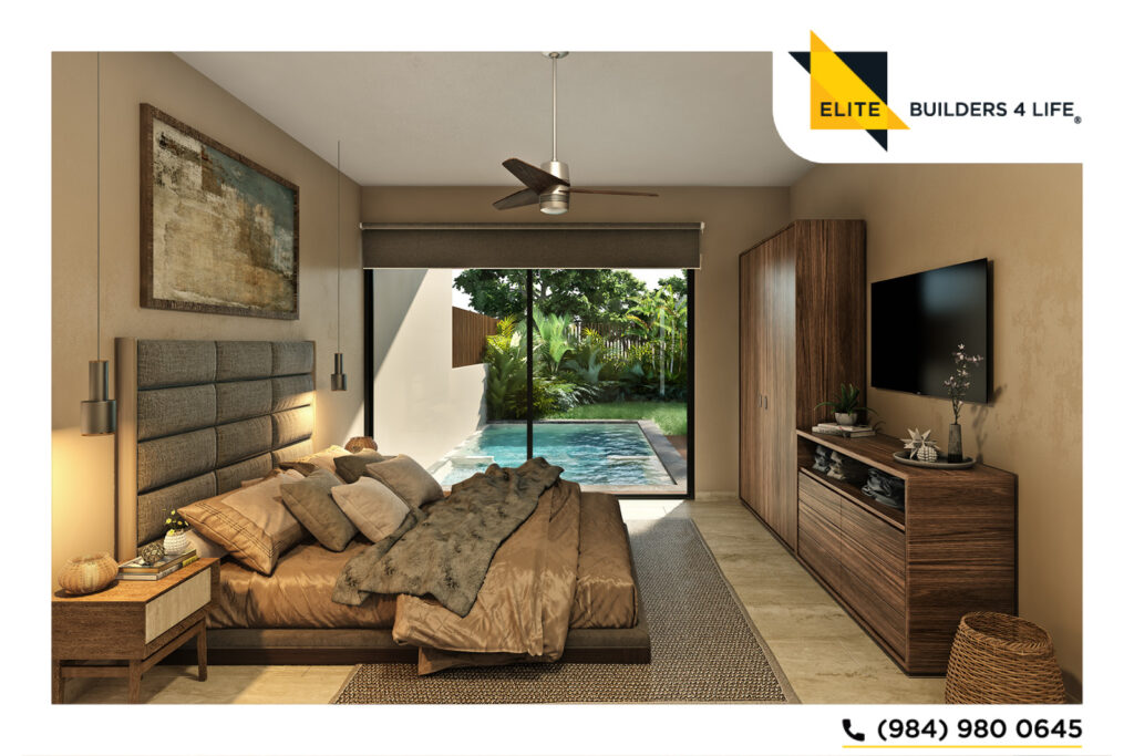 Bonito departamento de una habitación dentro de Aldea Zama