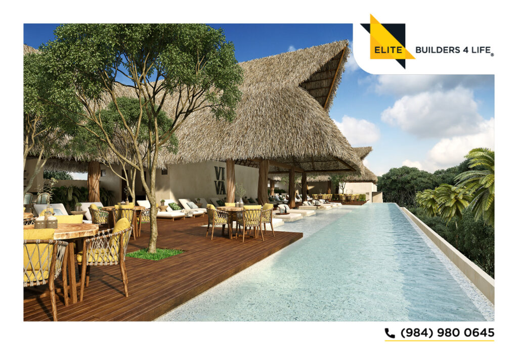 Bonito departamento de una habitación dentro de Aldea Zama