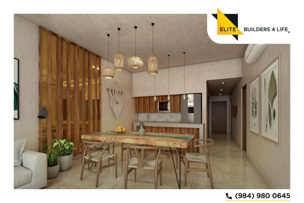 Departamento de 3 habitaciones en Aldea Zama