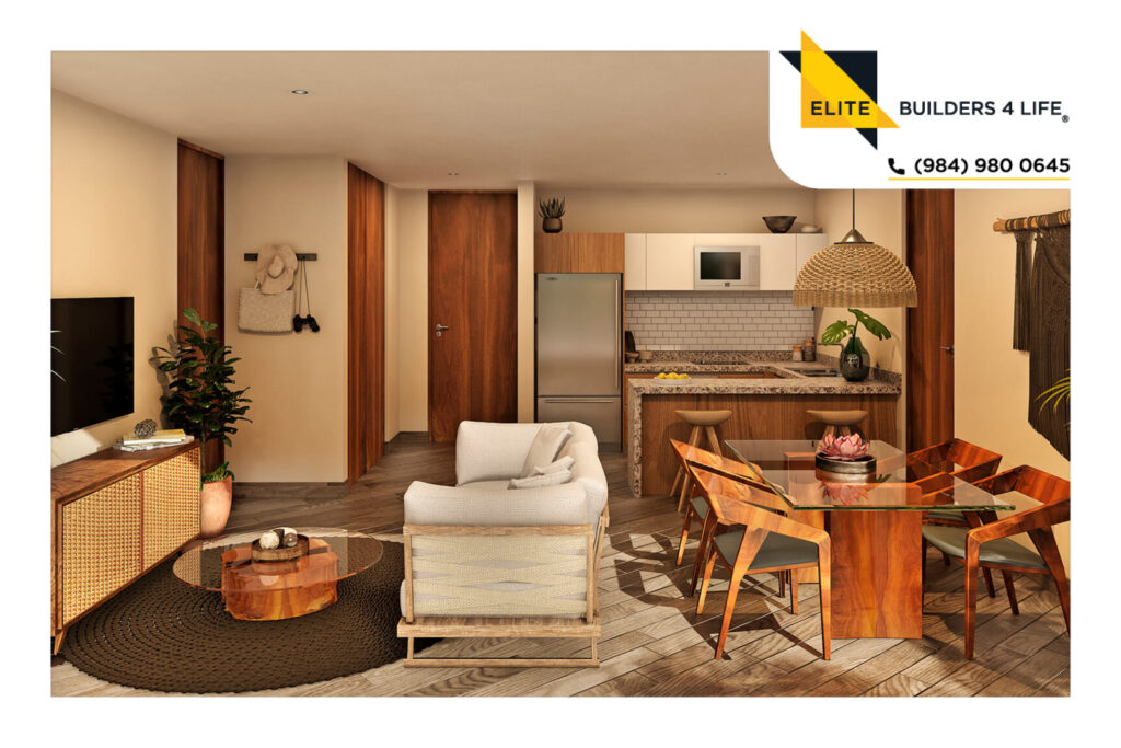 Departamento de 2 habitaciones dentro de Aldea Zama