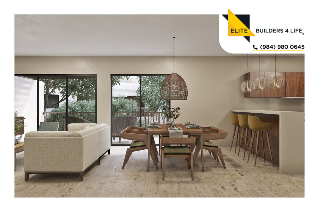 Departamento de dos habitaciones con jardín