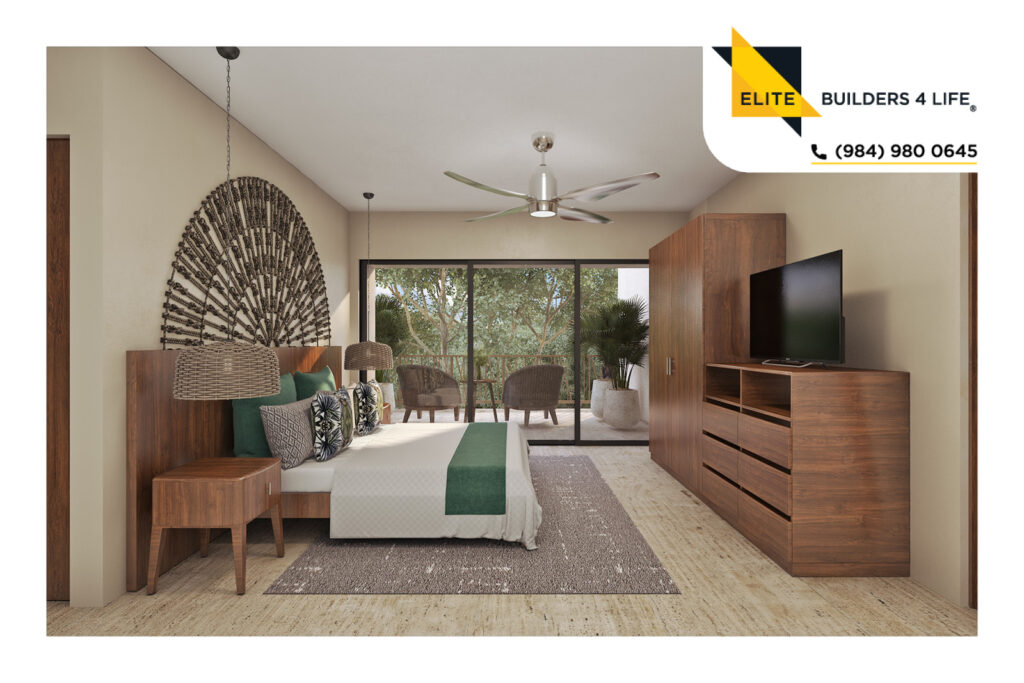 Departamento de dos habitaciones con jardín