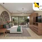 Departamento de dos habitaciones con jardín