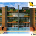 Departamento de dos habitaciones con alberca privada