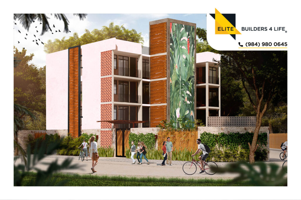 Departamento de 2 recamaras dentro de comunidad residencial en Tulum