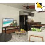 Departamento de 2 recamaras dentro de comunidad residencial en Tulum