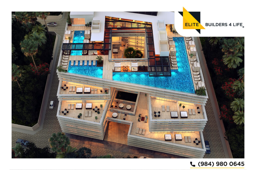 Estudio de 1 habitación en la zona dorada de Playa del Carmen