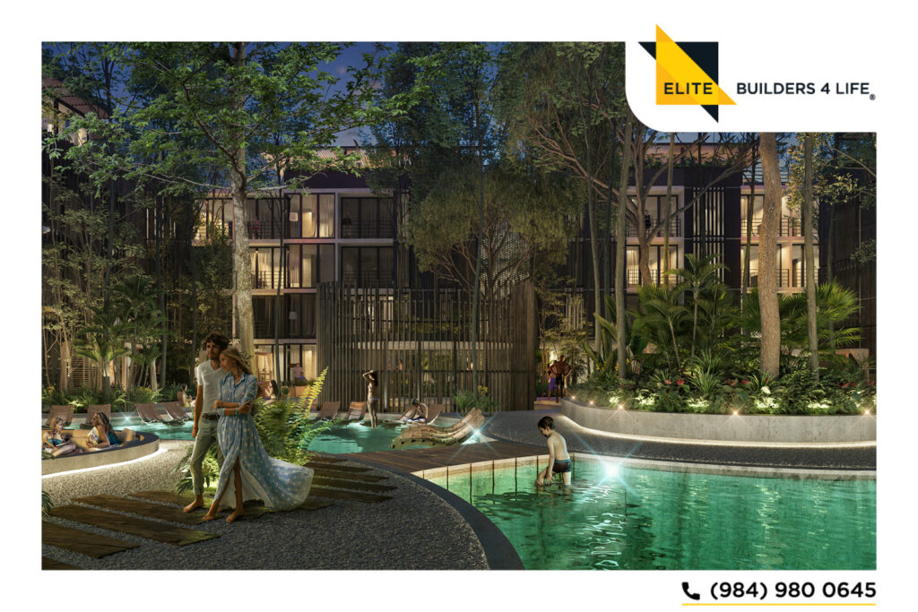 Hermoso departamento con vista tropical de 1 habitación