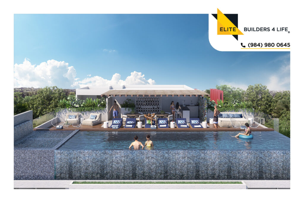 Estudio de 1 habitación en Playa del Carmen cerca de la Quinta Avenida