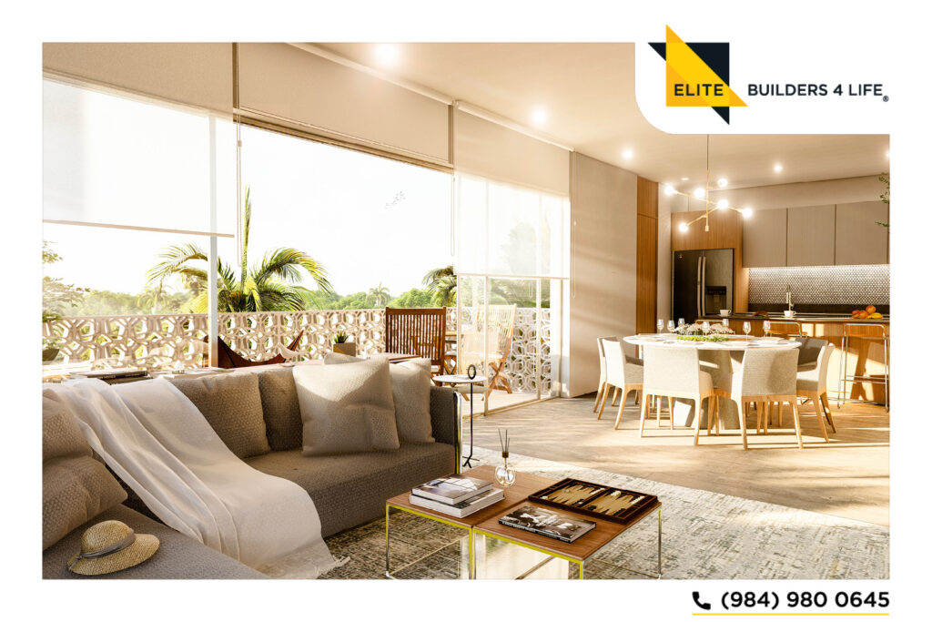 Cómodo y exclusivo departamento de 3 recámaras en Cancún